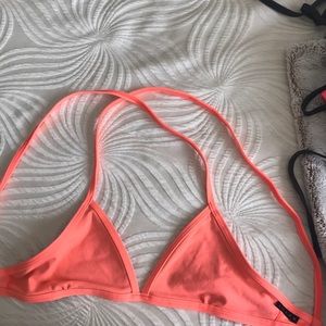 💕coral jolyn triangle swim top